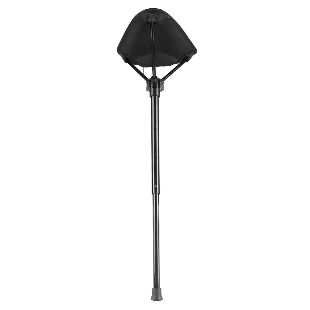 

1PC Outdoor Folding StoolFolding Chair Travel Portable Collapsible Stool Hiking Aluminum Tube Aviation Lightweight Stick Seat