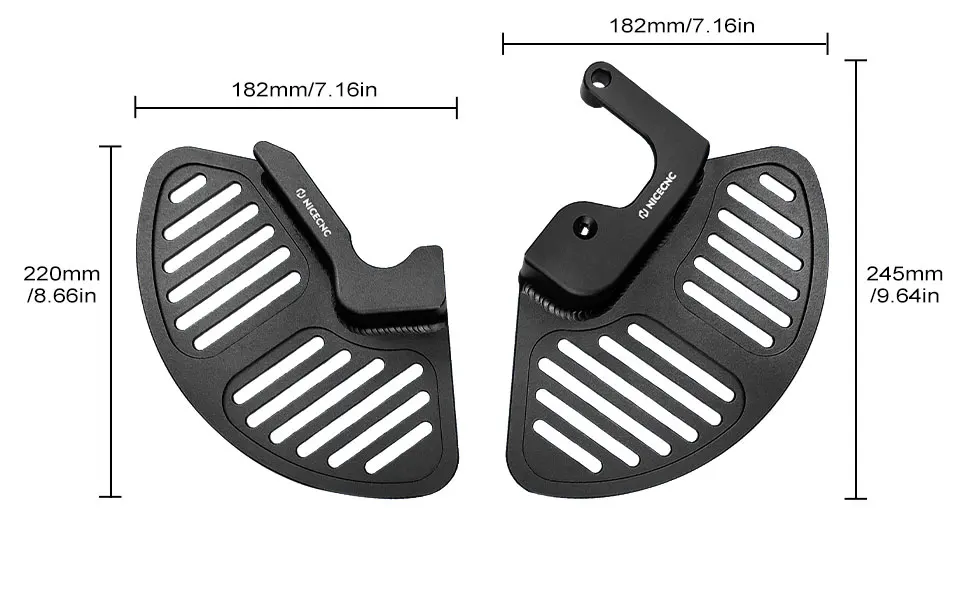 Für Yamaha Tenere 700/XTZ 700 2019-2024 2023 Vorderradgabelbein Bremsscheibenschutz Gabelschutz Tenere 700 Rally Edition 2020-2024 – Detail 17