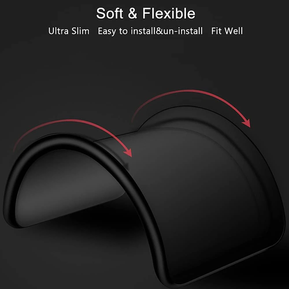 Sleek Black Silicone Lanyard Phone Case with Back Cover