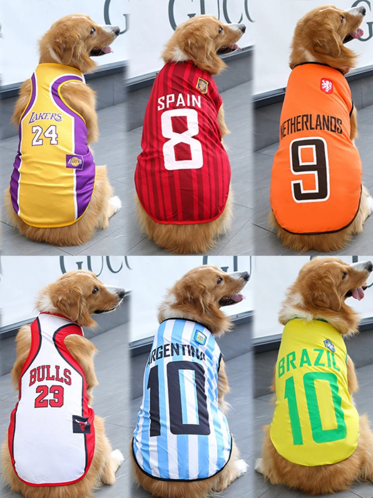 Sports Jerseys Vest Pet Small, Medium Large Dog Fighting Cat Teddy
