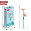 Small Particle Assembled Building Blocks Eternal Flowers Rose Lily Simulated Building Block Flower Bouquets Creative Decoration 6