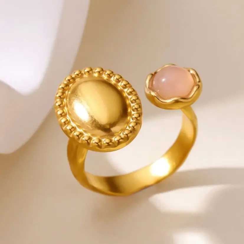 Luxury Opal Oval Sun Rings For Women