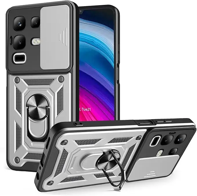 Military Grade Protective Phone Case with Slide Camera Cover