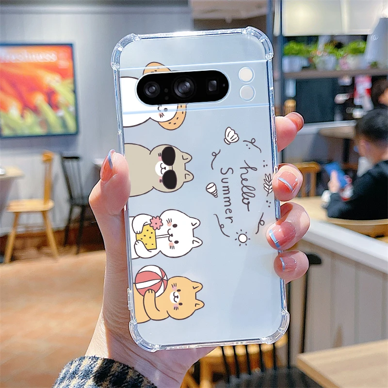 Funny Cat Transparent Phone Case - Enhanced Protection and Style