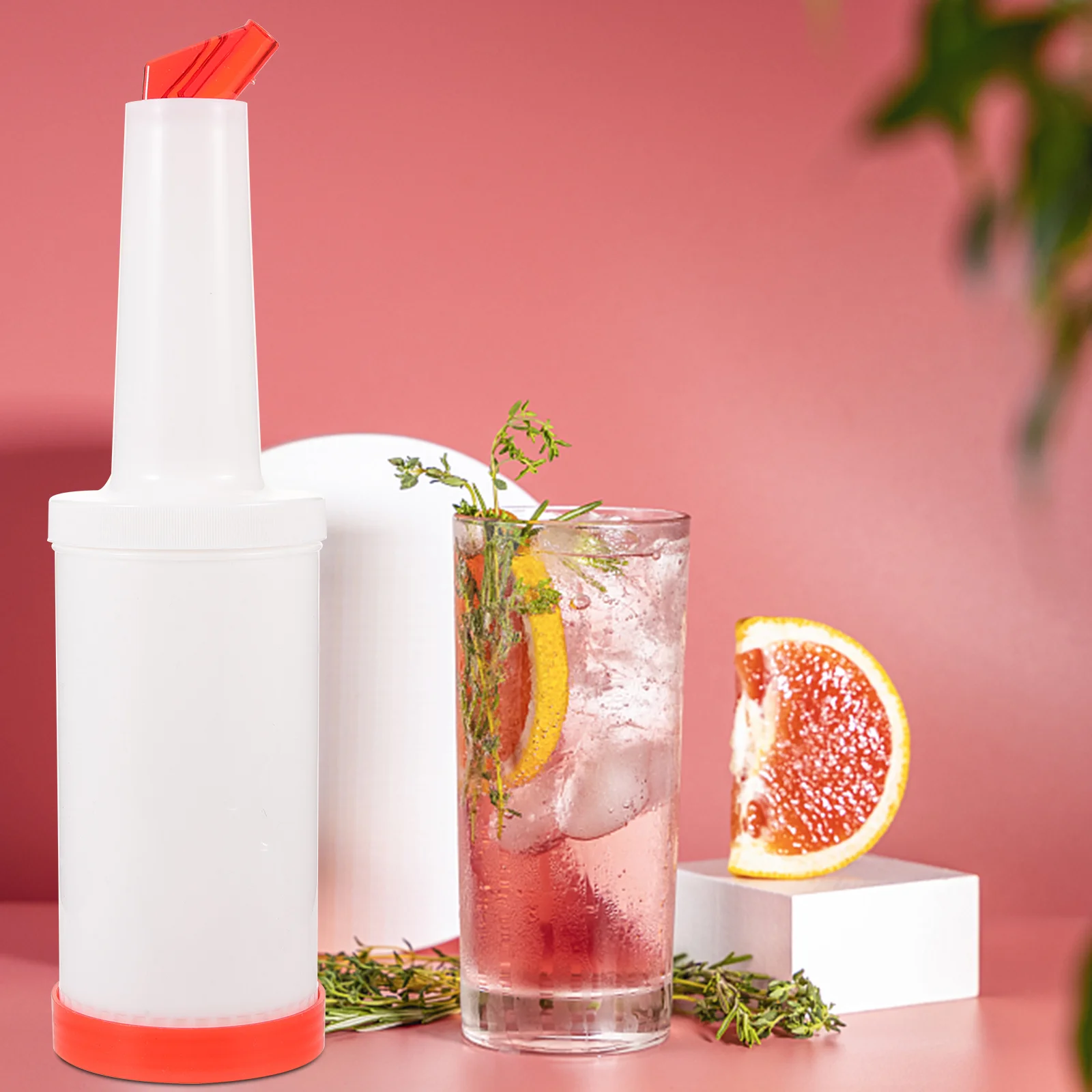 

Fruit Juice Bar Pour Bottles Plastic Juice Jug Bartender Juice Bottle Cocktail Bar Shaker Plastic Juice Bottle