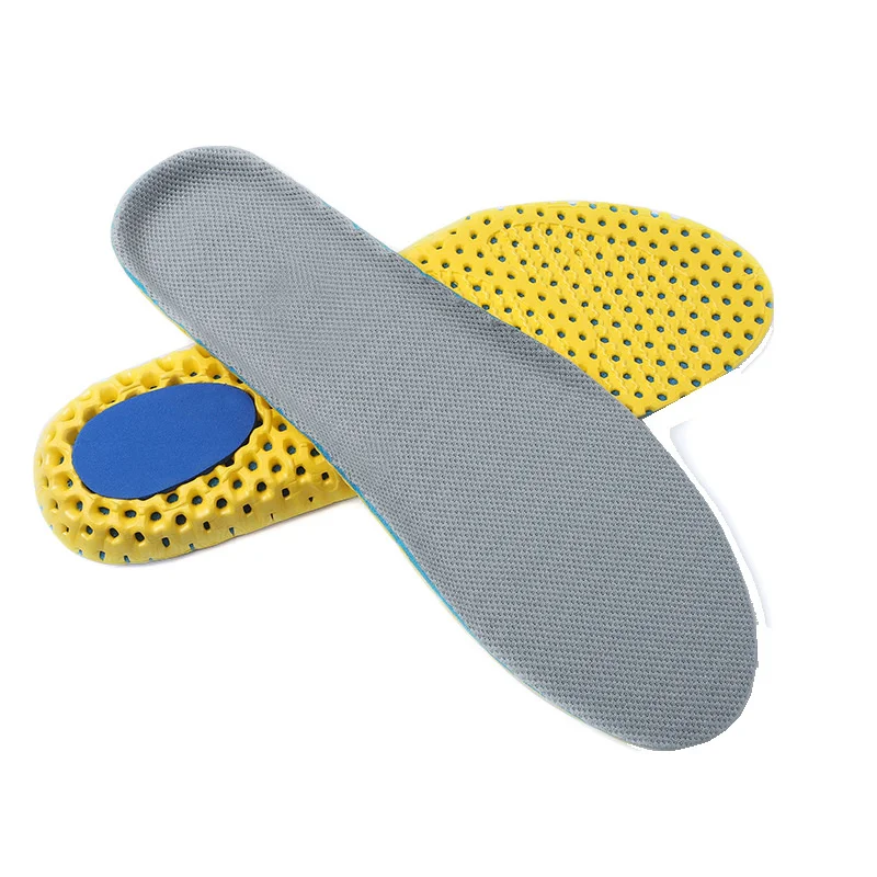 Shock Absorption Sport Insoles For Shoes Sole Mesh Deodorant Breathable Cushion Running Insoles
