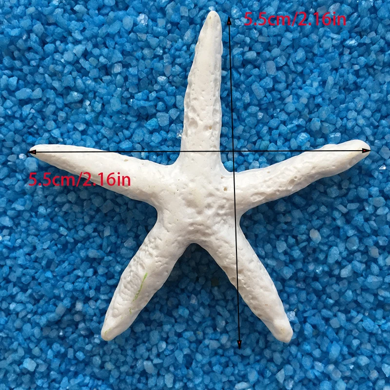 5pcs/set Aquarium Starfish Seahorses Shells Decorations