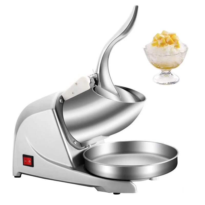 Tritaghiaccio Commerciale Elettrico Ice Smoothie Maker Shave Ice Machine Snow Cone Grinder Machine 220V