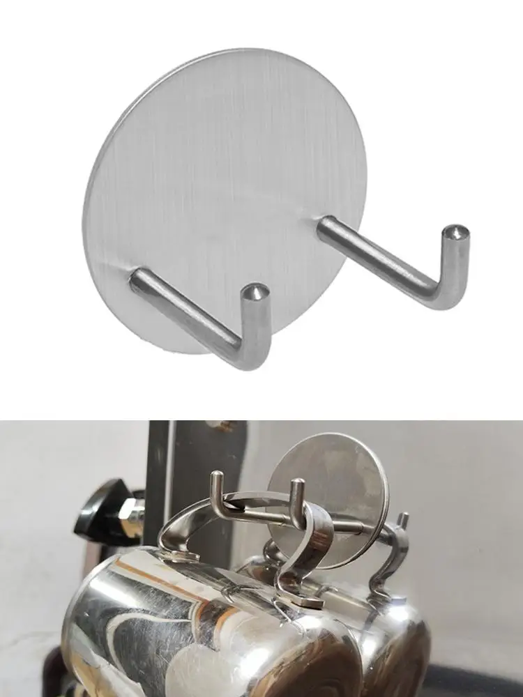 

Coffee Handle Hanger Self Adhesive Coffee Bottomless Portafilter Wall Rack 51mm/53mm/54mm/58mm Coffee Bottom Filter Holder Tools