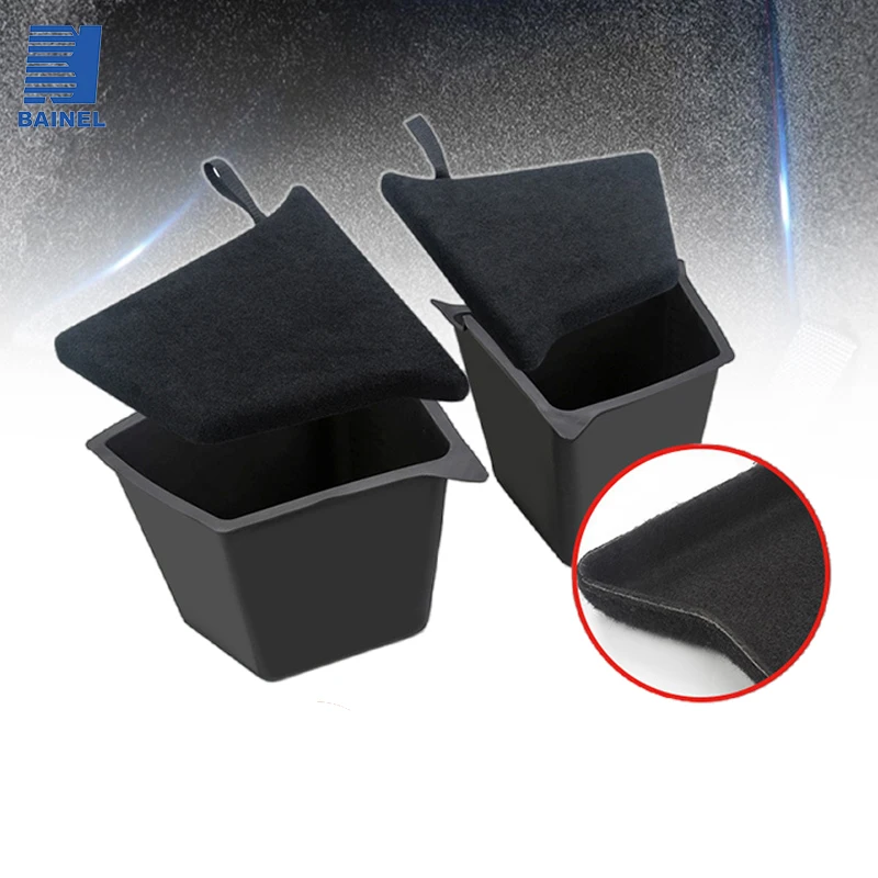 

BAINEL Hot Seal Car Trunk Side Storage Box for 21-23 Tesla Model Y Hollow Cover Organizer Flocking Mat Partition Board Stowing
