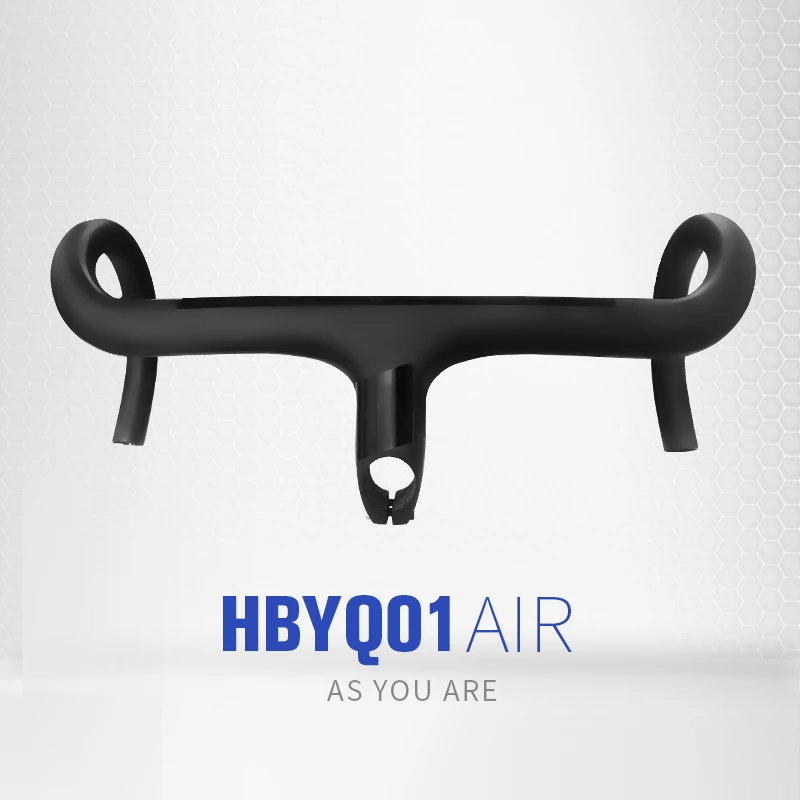 

Light version 28.6mm Full Black Road Handlebar Bicycle Carbon Handlebars Integrated with Computer Light Mount Holder