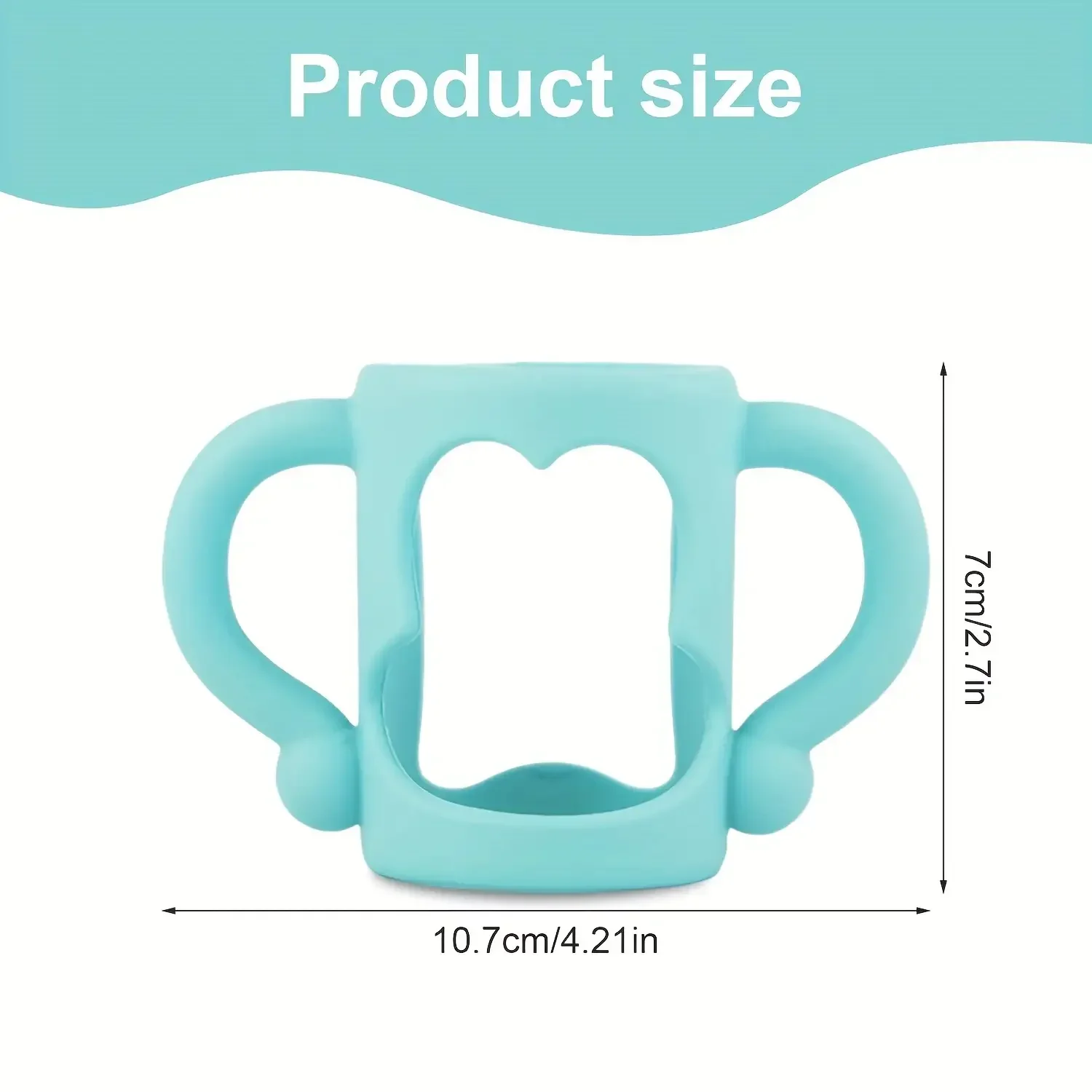 Universal silicone bottle cover bottle handle, suitable for bottles with a diameter of 5CM or more