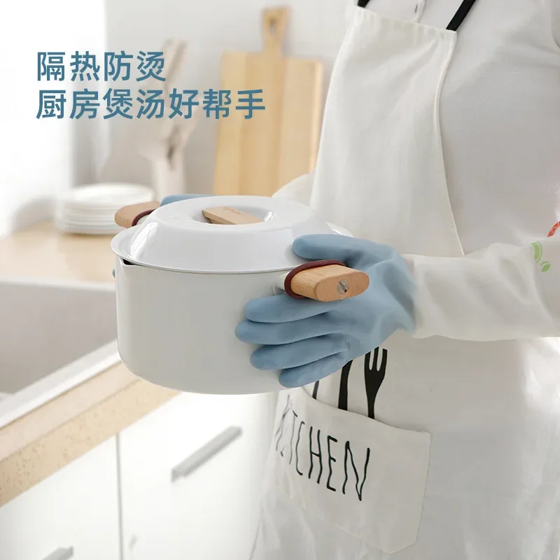 Household Dishwashing Gloves Thickened Waterproof Cleaning Gloves Non Slip Kitchen Rubber dishwashing gloves cleaning gloves