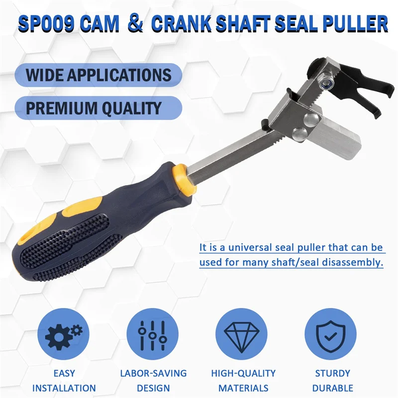 Shaft Type Seal Puller 58430 SP009 for Camry Toyota Nissan Mazda OHC Application Shaft Seal Special Remove Tools for Motorcycles thread repair insert kit