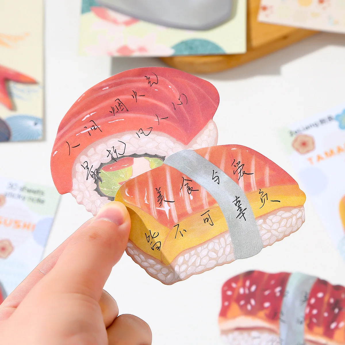 Cute Sticky Notes 3.15 Inches Post Note Self-Stick Memo Pads Gifts Tab Refrigerator Party Favors Kichen Supplies - 3