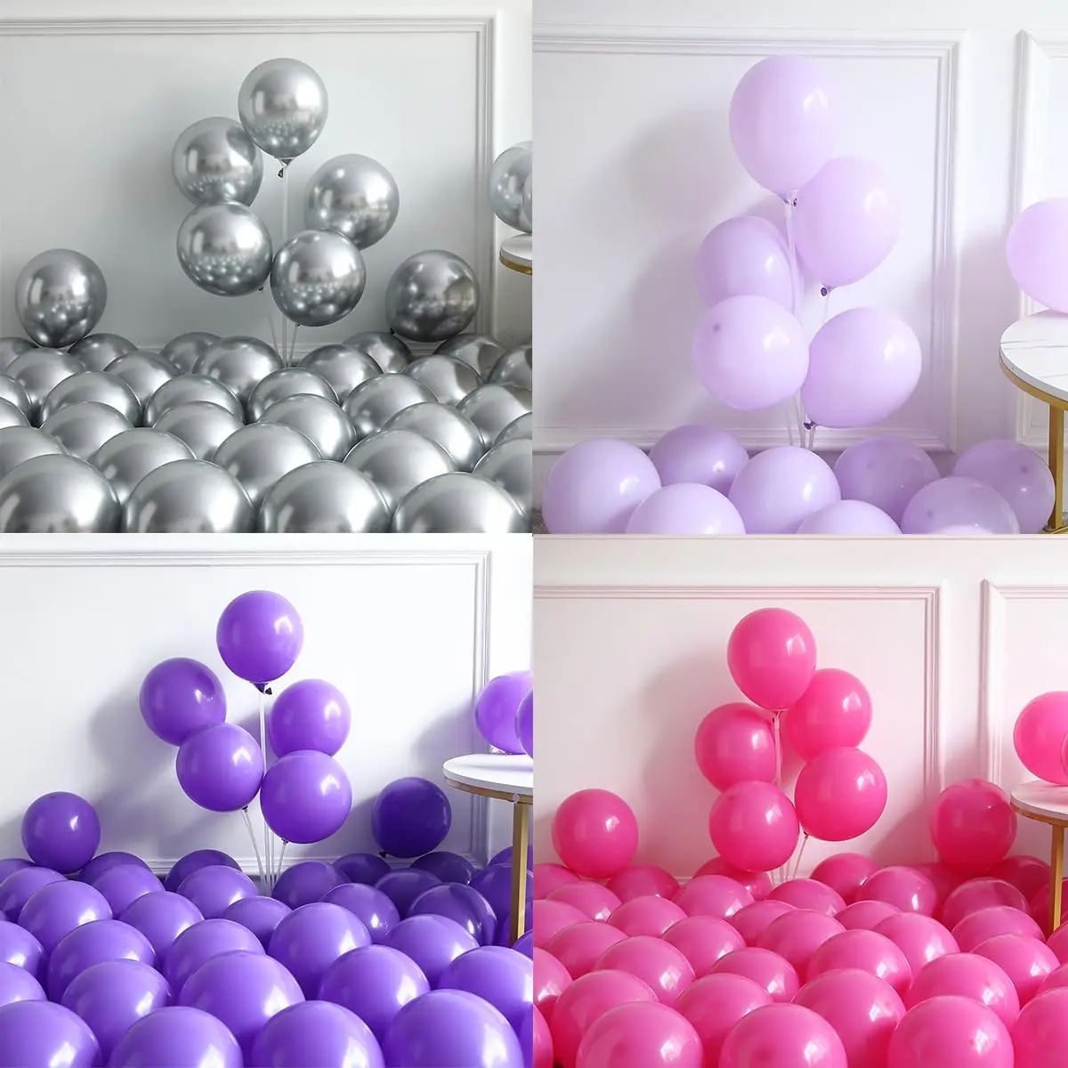 Vibrant Kpop Disco Party Balloon Arch Kit – Pink, Purple & Silver Birthday Decor