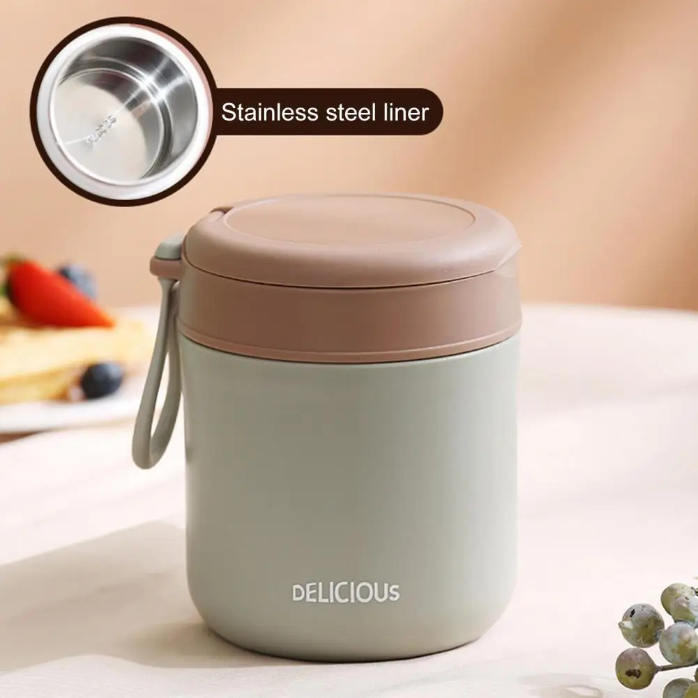 Customized Vacuum Insulated Food Jar Stainless Steel Food Thermos Soup Bowl  Lunch Container with Handle Lid - China Vacuum Food Jar and Food Flaks with  Handle price