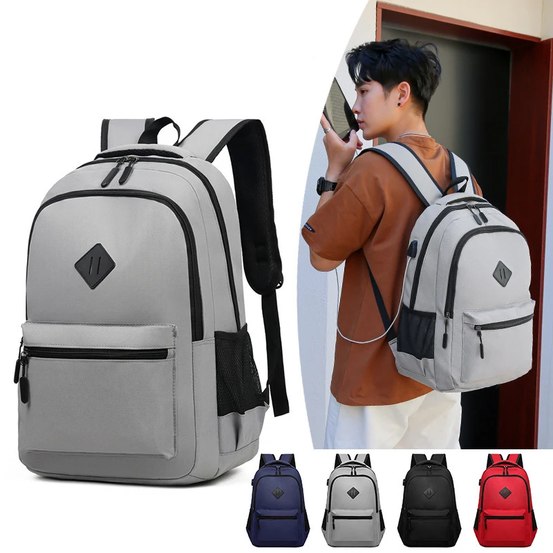 

Large Capacity and High Student Schoolbag Leisure Outdoor Travel Bag Men's Multifunctional Business Backpack with USB Interface