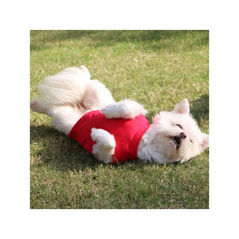 Title 2, 1pcs Pet Clothes For Small Medium Dogs Solid Co...