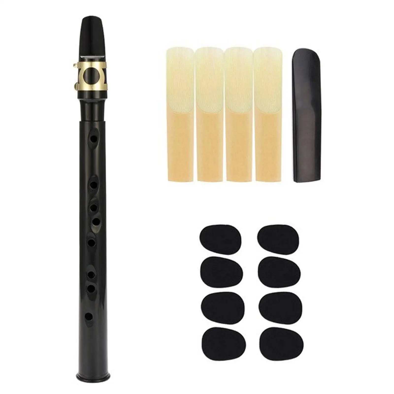 Pocket Saxophone with Mouthpiece Reeds for Professional Amateurs