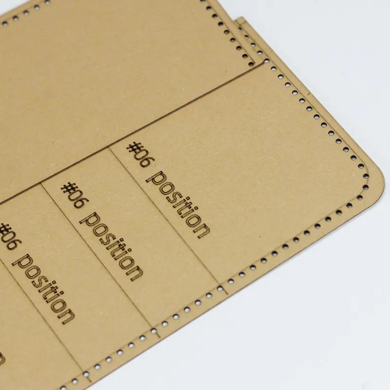 NUBECOM Business Wallets Making Stencil for Leather Leather Templates Long Wallet Template Tools herramientas para cuero