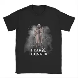 Harajuku Style Fear and Hunger Graphic Men's Crewneck T - Shirt - Premium Cotton Summer Top - S (8)