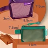 1PCS Mini Zipper Women's Mesh Makeup Cosmetic Bag Coin Purse Wallet Small Earphone Lipsticks Storage Organizer Pouch Case 6