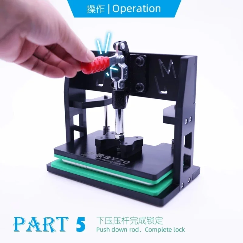 

MIJING BY-20 Universal Pressure Retaining Platform Fixture For Mobile Phone Back Cover LCD Screen Middle Frame Holding Clamp