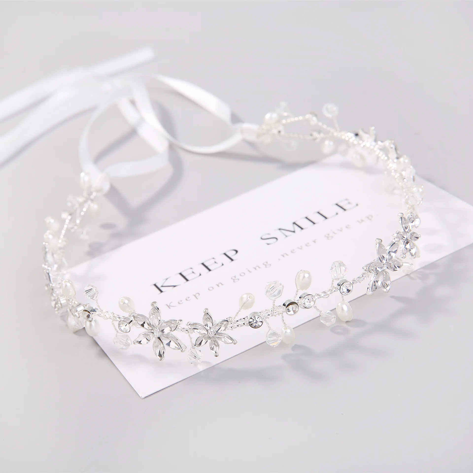 women's accessories rhinestone flower pearl belt