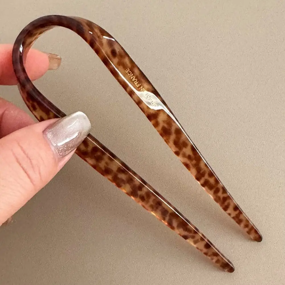 thumbnail image 1 of Hairstyle Tool Hair Accessories Hair Fork U-Shaped Headbands Hair Sticks Acetate Headwear Hairpin for Women/Girls, 1 of 4