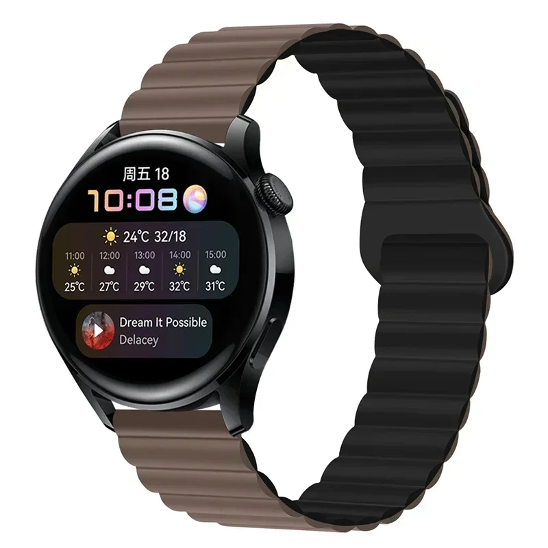 Magnetic Loop Silicone Watchband Strap