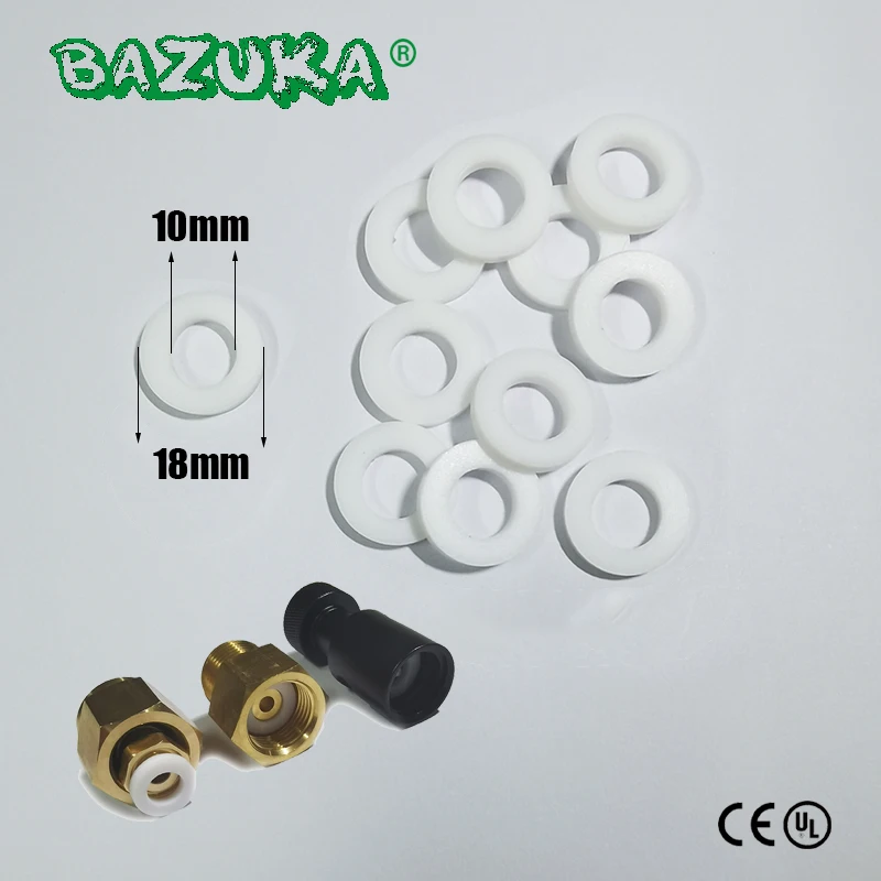 Soda Water Adapter Air Filling Adapter Soda Machine Seal Set PTFE Washer Gasket Air Seal Sealing Orings Cylinder Adapter For Sodastream TR21-4 W21.8 CGA320 G3/4