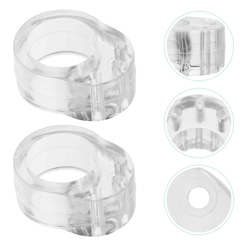Door Handle Stopper 1-20pcs Transparent PVC Easy Install Door Handle Nozzle Silencer Crash Absorber For Office Home Bedroom silicone door stopper door stopper bumpers door stopper
