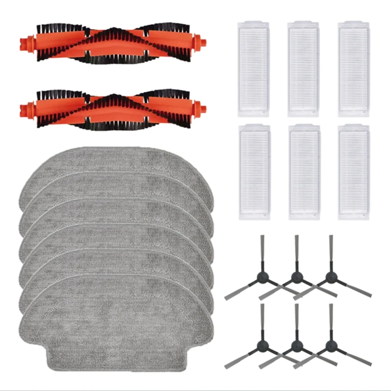 

Main Side Brush Mop Pad HEPA Filter As Shown Replacement Spare Parts For Xiaomi Mijia Robot Vacuum Mop 3C B106CN STYJ02YM