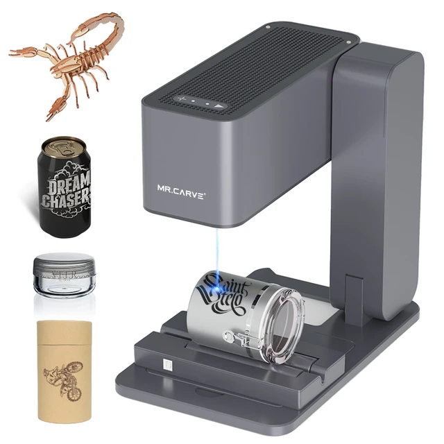 MR.CARVE C1 Laser Engraver Mini Portable Auto Focus Engraving Machine for  Non-metallic Material Adapt Computer and Mobile Phone - AliExpress