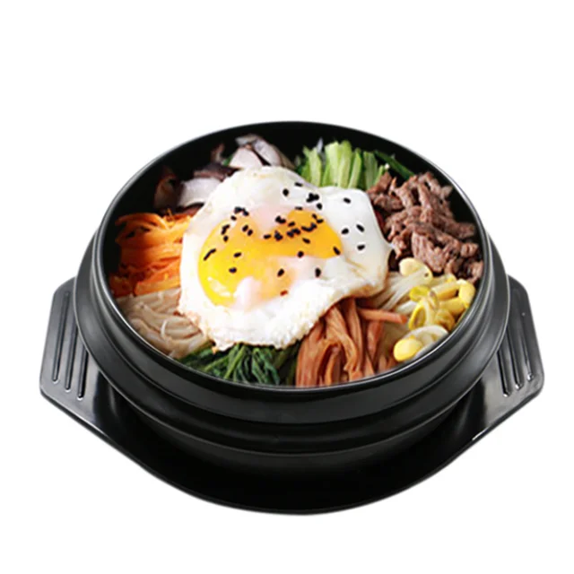 Classic Korean Stone Pot Cuisine Sets Soup Ramen Bibimbap Dishes Dolsot  Cooking Pot Stew Pot With Tray Kitchen Cookware - AliExpress