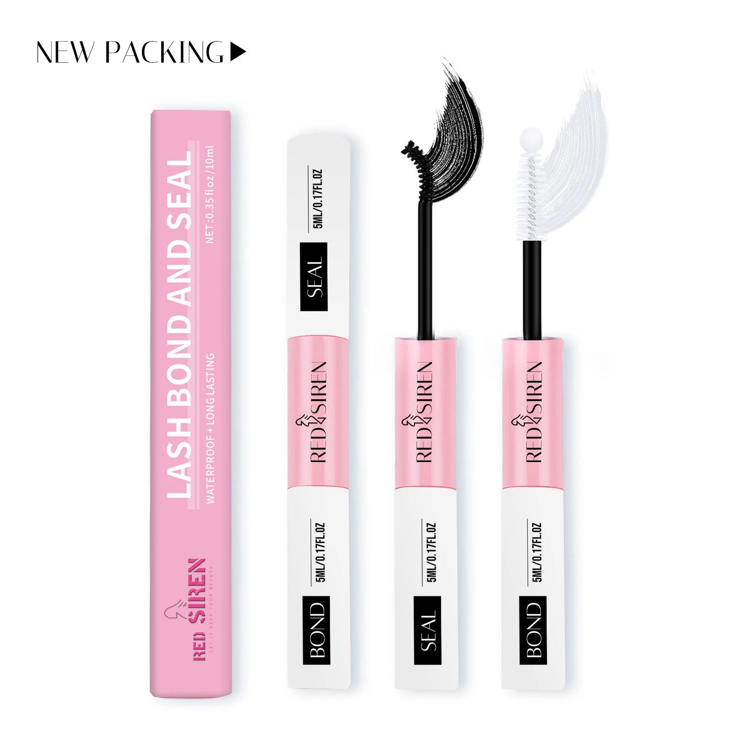 Bond and Seal Lash Glue & Remover + Tweezer Kit High Quality Gentle Lash Remover Makeup Tool Long Lasting Cluster Eyelash Glue 6