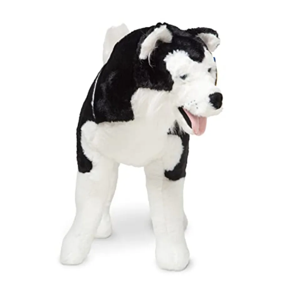 Lifelike Oversized Stuffed Animal Dog for Home Decor