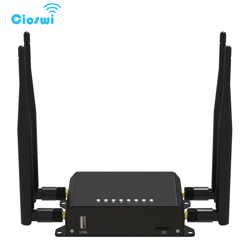 Cioswi WE826 300Mbps 3G 4G Router Wifi 4g Cat6 NL678-E Modem Sim Card Slot OpenWRT 4*LAN Roteador Access Point for Russia EU