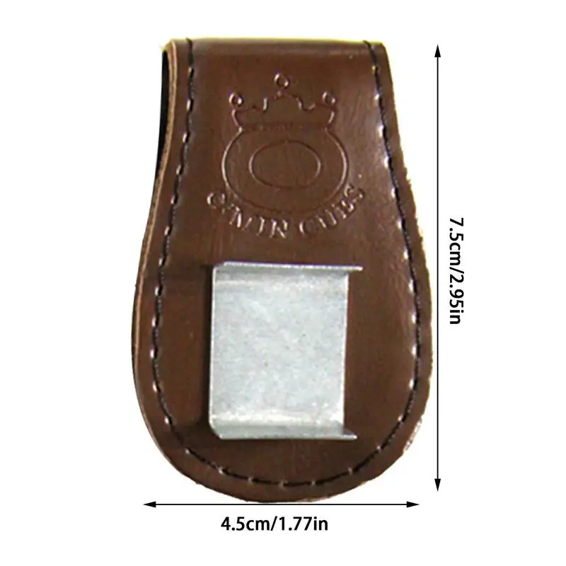 Billiard Chalk Holder Magnetic Chalk Bag Hook Holder Pouch Portable Billiard Cue Holder Bag Pool Cue Supplies