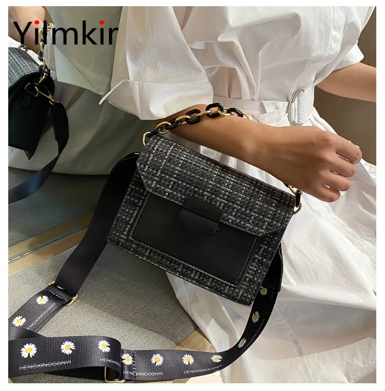 Bolsa de Ombro Viagem ao ar Bolsas e Carteiras Aleta Moda Corrente Cinta Larga Feminina Crossbody Casual Livre Multifuncional Senhoras 27 Computers & Electronics
