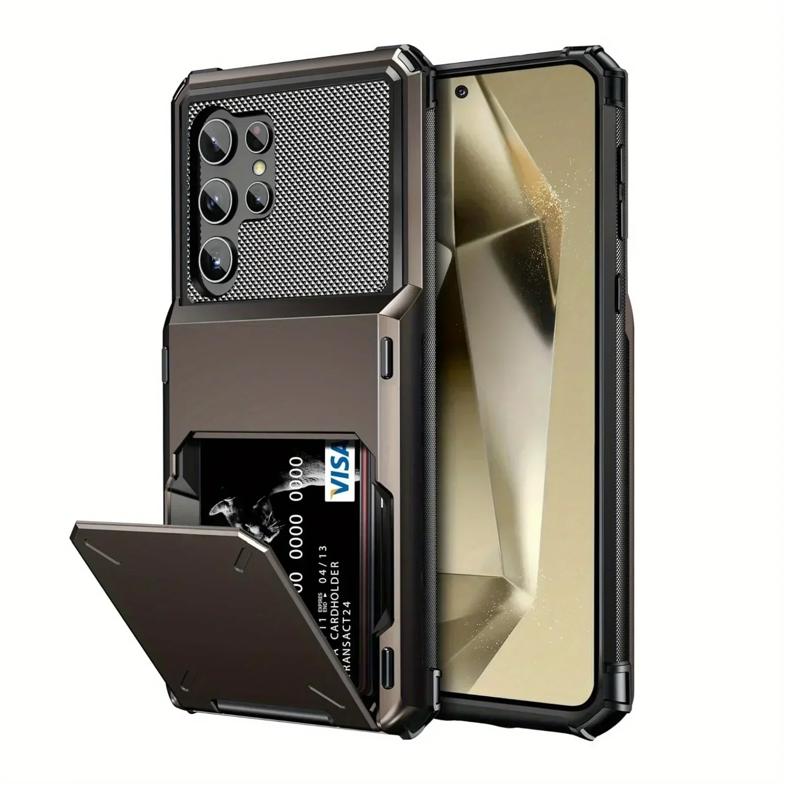 Slim Wallet 4-Card Slot Credit Case with Card Holder Cover