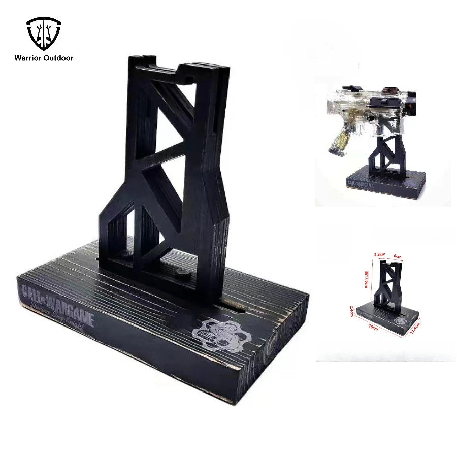 

Warrior Tactical AR AR15 M4 416 Stock Hunting Rifle Wooden frame Wood Solid wood soft bomb toy display stand Hunting Accessories