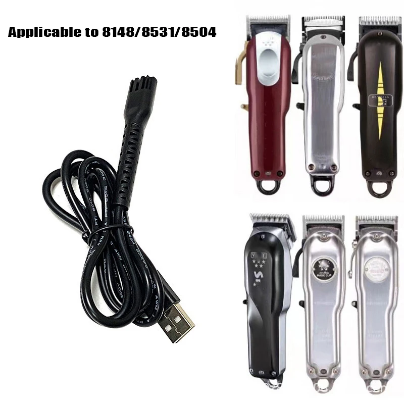 

5V USB Charging Cable Adapter Cord Electric Hair Clippers Power Supply For 8148/8591/8504 Electric Clipper Accessories