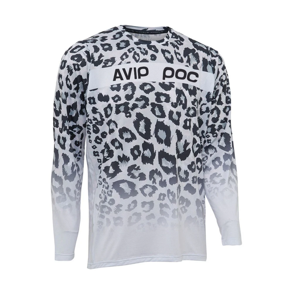 2024 AVIP POC MTB Jerseys Moto Mountain Bike BMX DH Ciclismo Ropa Verano Camiseta Bicicletas Ropa Mujer Hombre Motocross