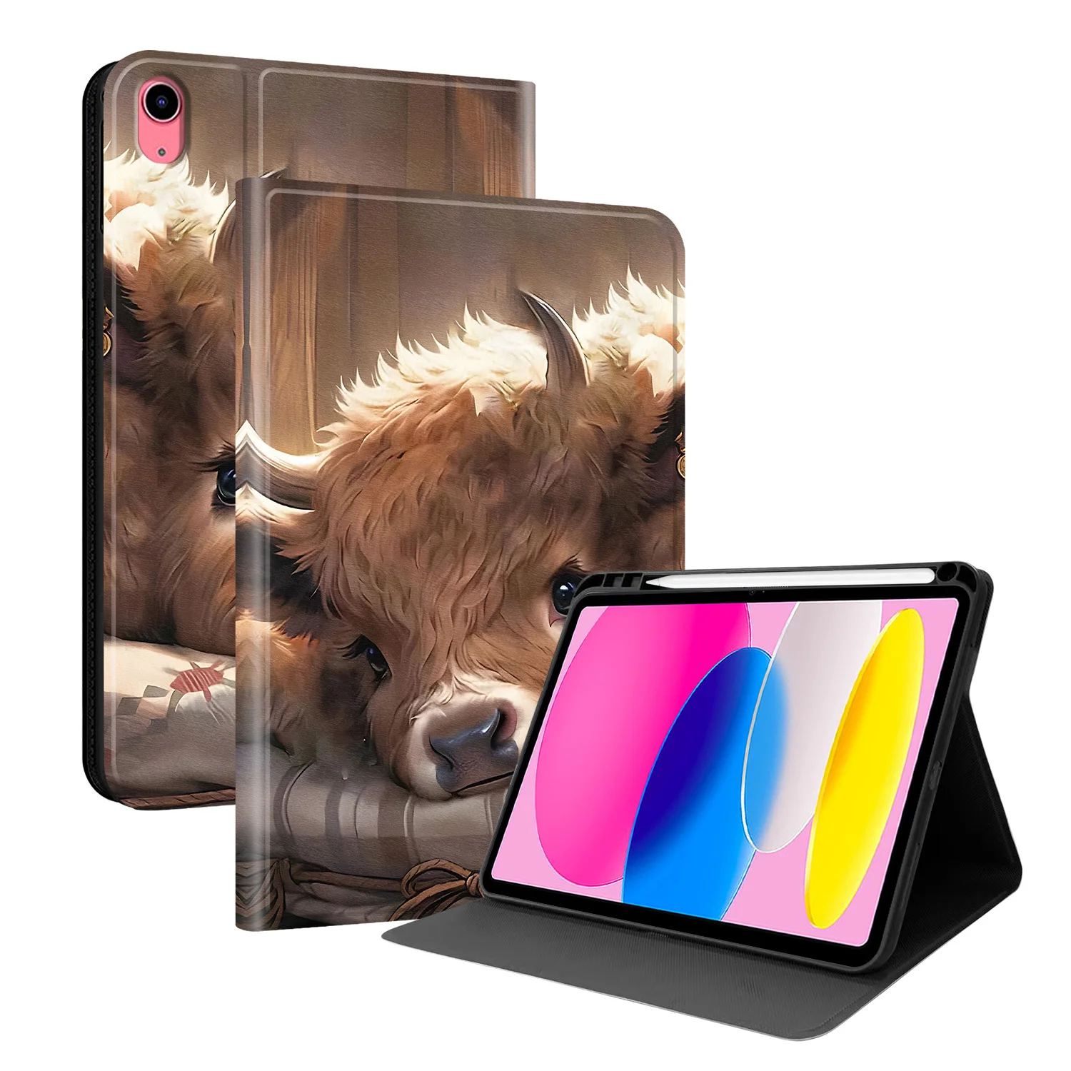 Universal Tablet Case with Pencil Holder and Protector Cover