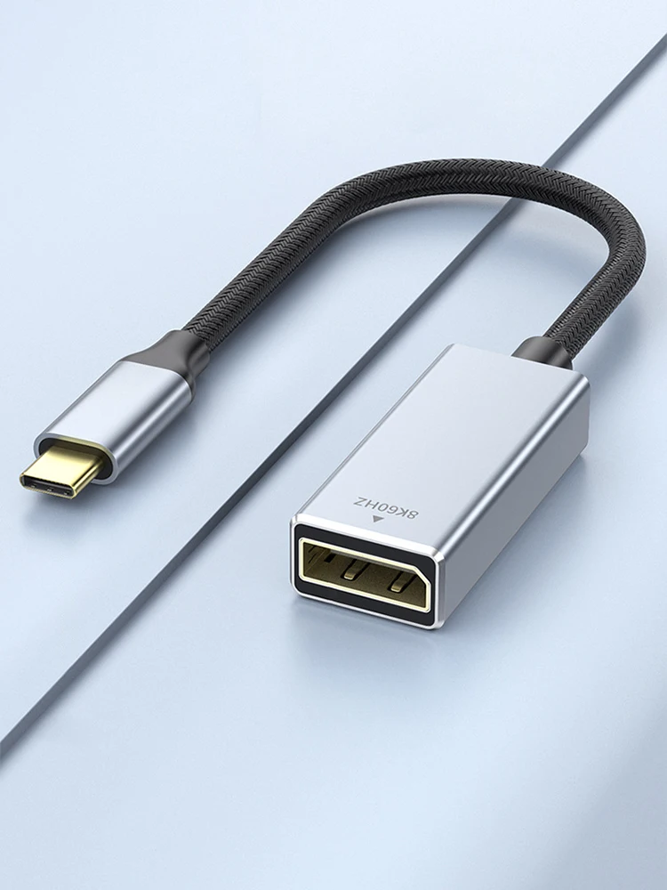 USB C-DP 1.4 ,  ̳ HDR, ƺ , Ｚ , CŸ-DP ͽټ ̺, 32.4Gbps, 8K @ 60HZ, 4K @ 120Hz
