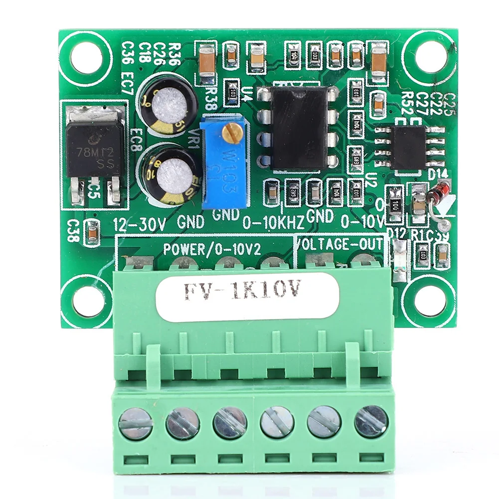 Conversion Module FV-1KHz10V Frequency Voltage Converter Module 0~1Khz to 0~10V Digital to Analog  Module Converter Module