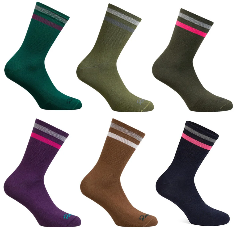 

Quality High New cycling socks Rapha compression socks men and women soccer socks basketball socks 7 Color