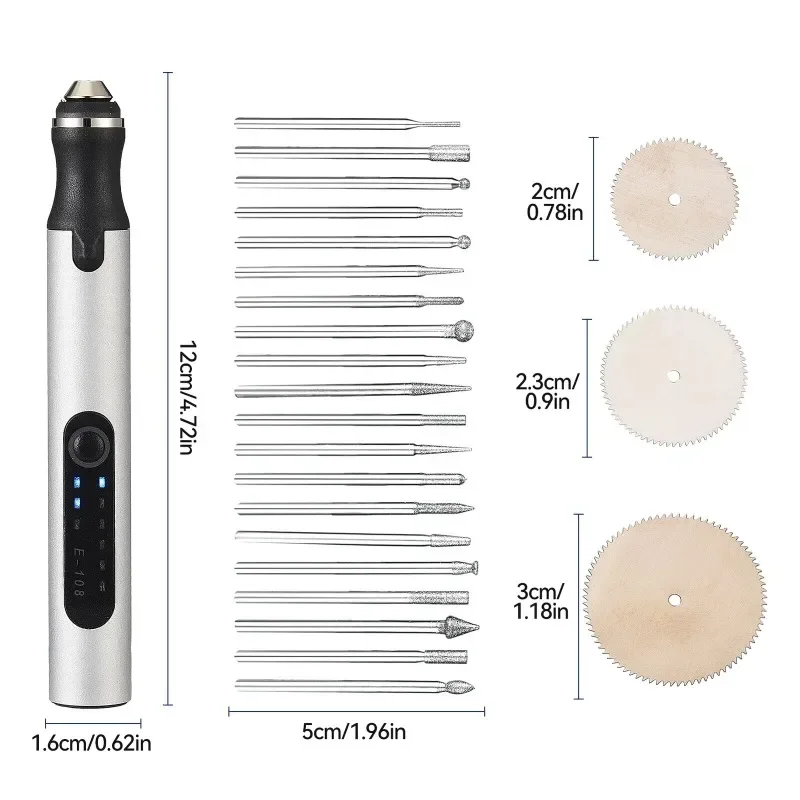 Electric Engraving Pen Electric Engraving Pen Etching Craft Tools Machine Engraver Mini Set DIY For Metal Glass Wood Carving